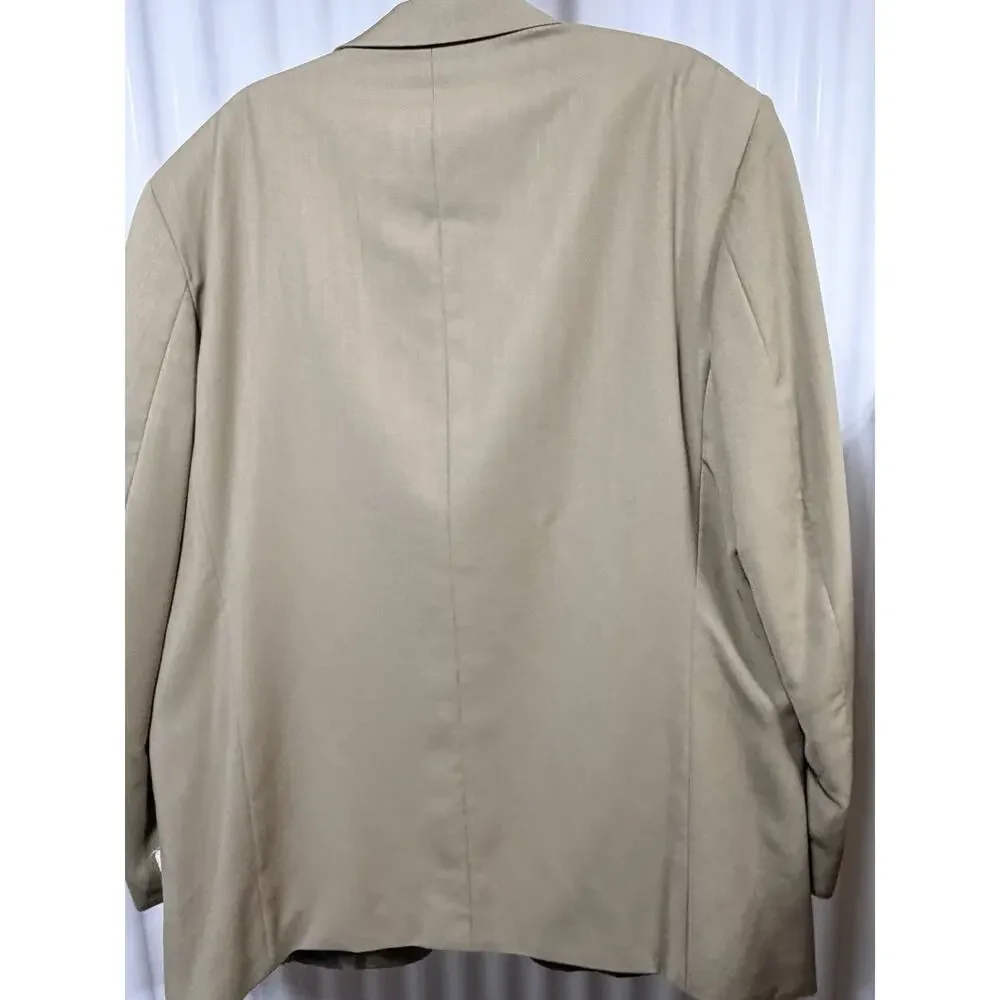 Marco Biella Pure Wool Blazer Jacket 48L Super 100 Merino NWT Corporate Dropout